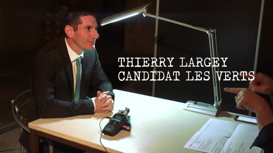 Thierry Largey, candidat des Verts au Conseil d'Etat. (VIDEO au fond de l'article sur nos apps mobiles)