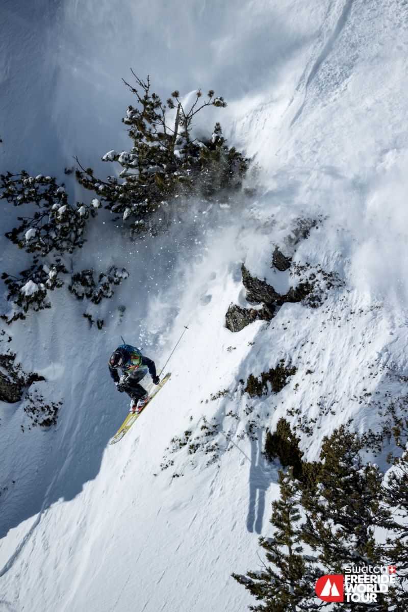 Yann Rausis est désormais 3e du classement général du Freeride World Tour.