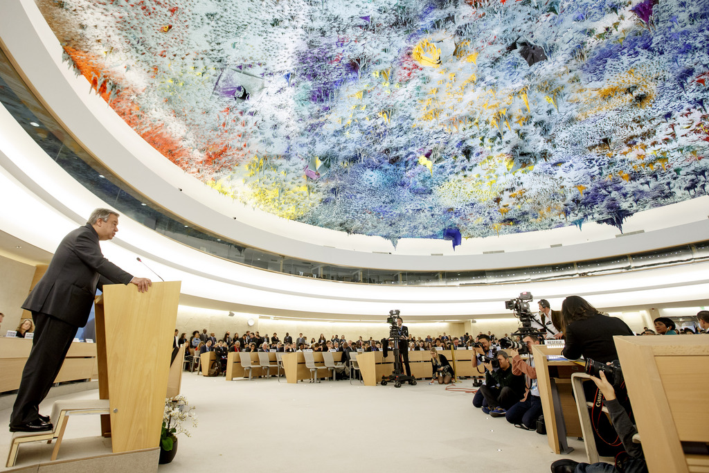 La Suisse s'est exprimée dans le cadre de la 34e session du Conseil des Droits de l'homme à Genève.