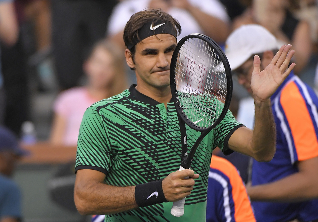 Roger Federer n'a pas concédé la moindre balle de break à Steve Johnson.