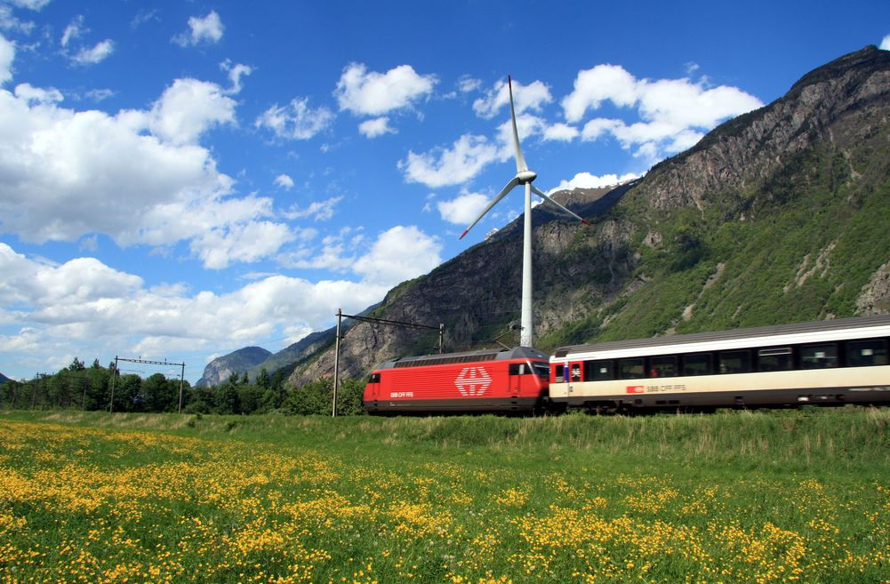 L'éolienne Mont d'Ottan située sur le territoire de la commune de Martigny a produit 5,59 GWh en 2016.