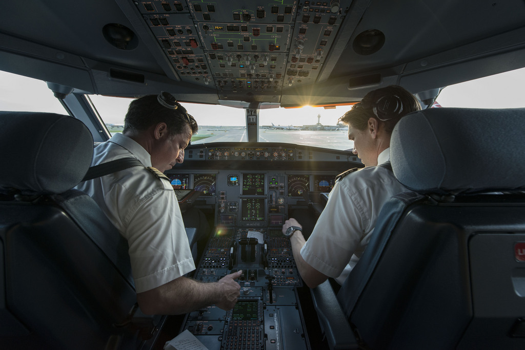 La règle des deux personnes dans le cockpit avait été introduite après le crash intentionnel d'un appareil de Germanwings le 24 mars 2015. (illustration)