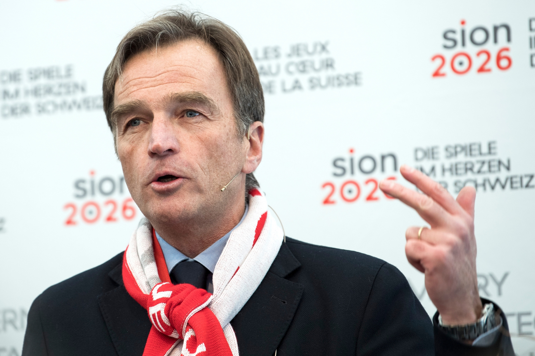 Jean-Philippe Rochat,  président de Sion 2026,  aborde la suite du processus avec sérénité.
