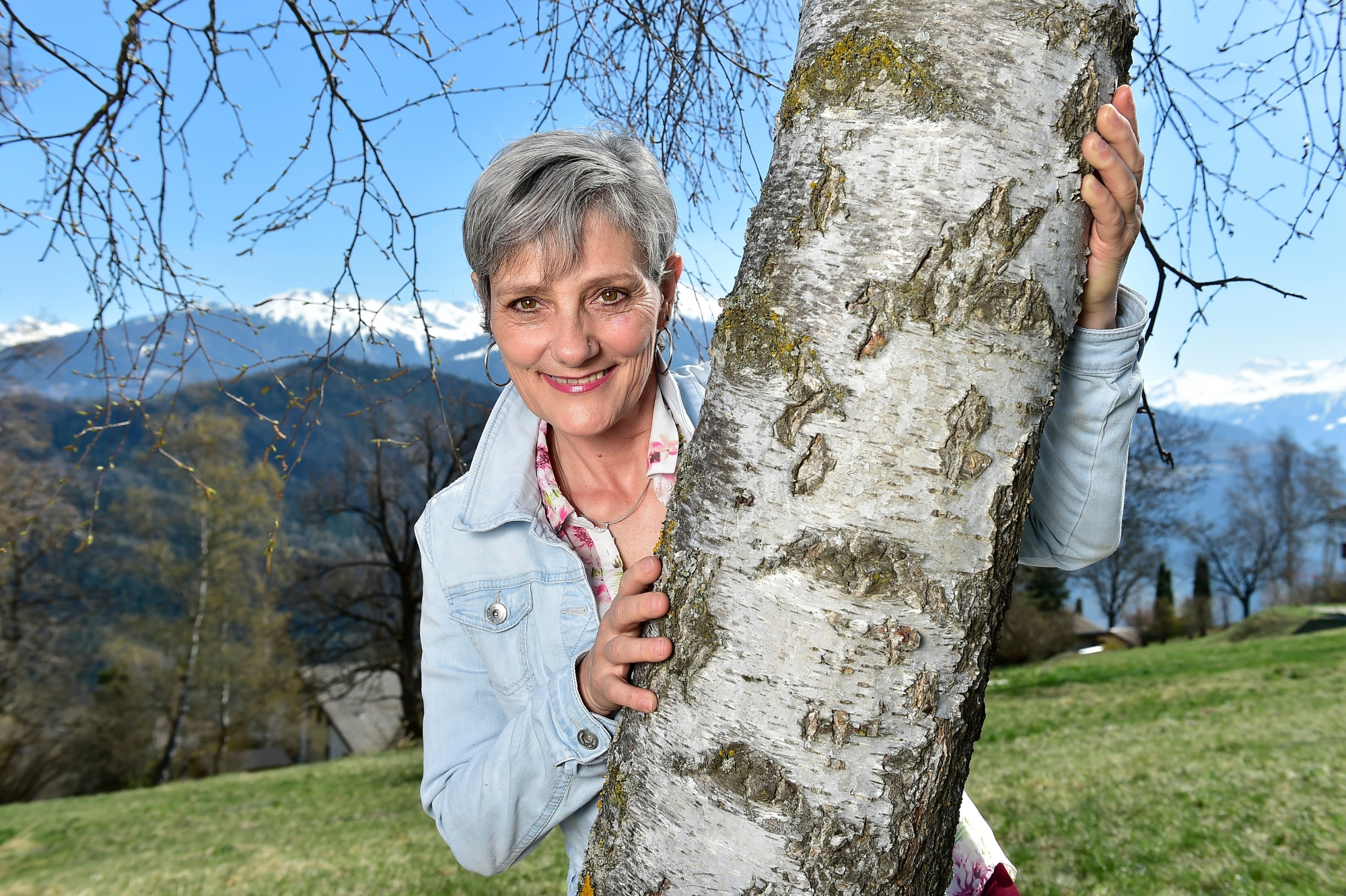 Ayent - 29 mars 2017 - Témoignage de Gladys Savioz sur le cancer. (Le Nouvelliste/ Héloïse MARET)