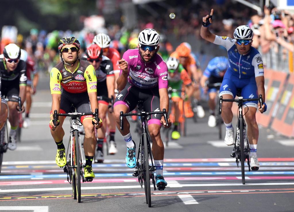 Le Colombien s'est imposé lors de la 13e étape du Giro.