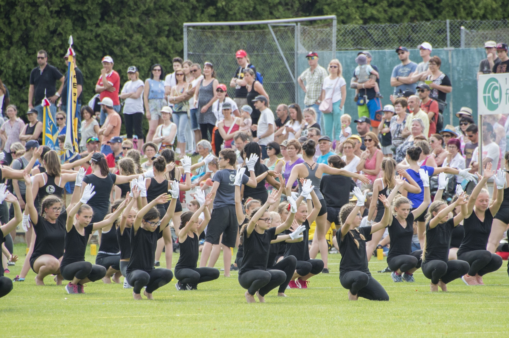 Chippis le, 3 juin 2017 : Fête cantonal de Gymnastique .©Sacha Bittel/Le Nouvelliste