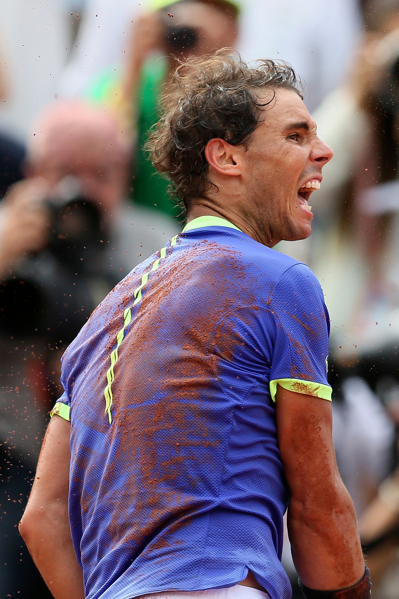 Spain's Rafael Nadal gestures after defeating Switzerland's Stan Wawrinka in their final match of the French Open tennis tournament at the Roland Garros stadium, Sunday, June 11, 2017 in Paris. Nadal has won his record 10th French Open title, beating No. 3 Stan Wawrinka in straight sets (AP Photo/David Vincent) France Tennis French Open
