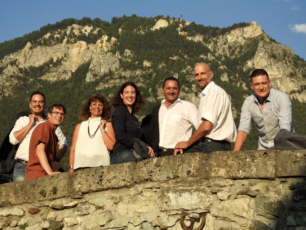 Le nouveau visage du comité du RCV: Gilles Clerc, Jacques Michelet, Fabienne Roux, Anne-Sophie Fioretto, Jean-Marie Bornet, Patrice Bigler et Pierre Zen Ruffinen.