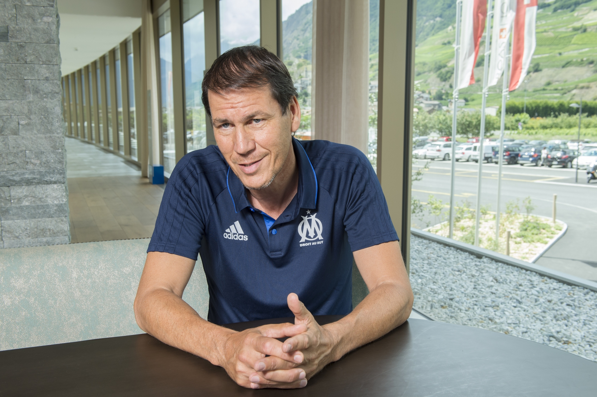 L'entraîneur de l'Olympique de Marseille, Rudi Garcia, espère ramener son club vers les hauteurs.