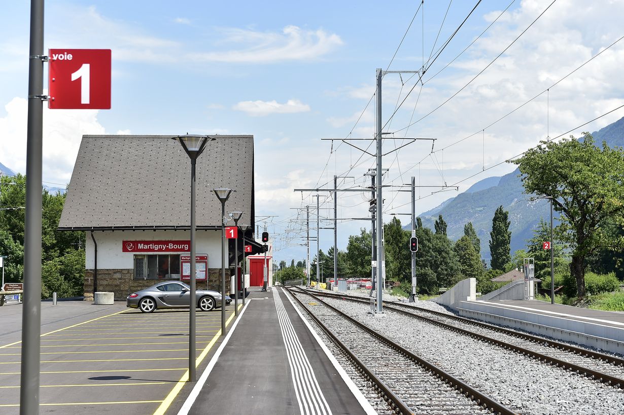 Restaurée de fond en comble pour 5,5 millions, la gare TMR de Martigny-Bourg a été officiellement inaugurée ce lundi après-midi.