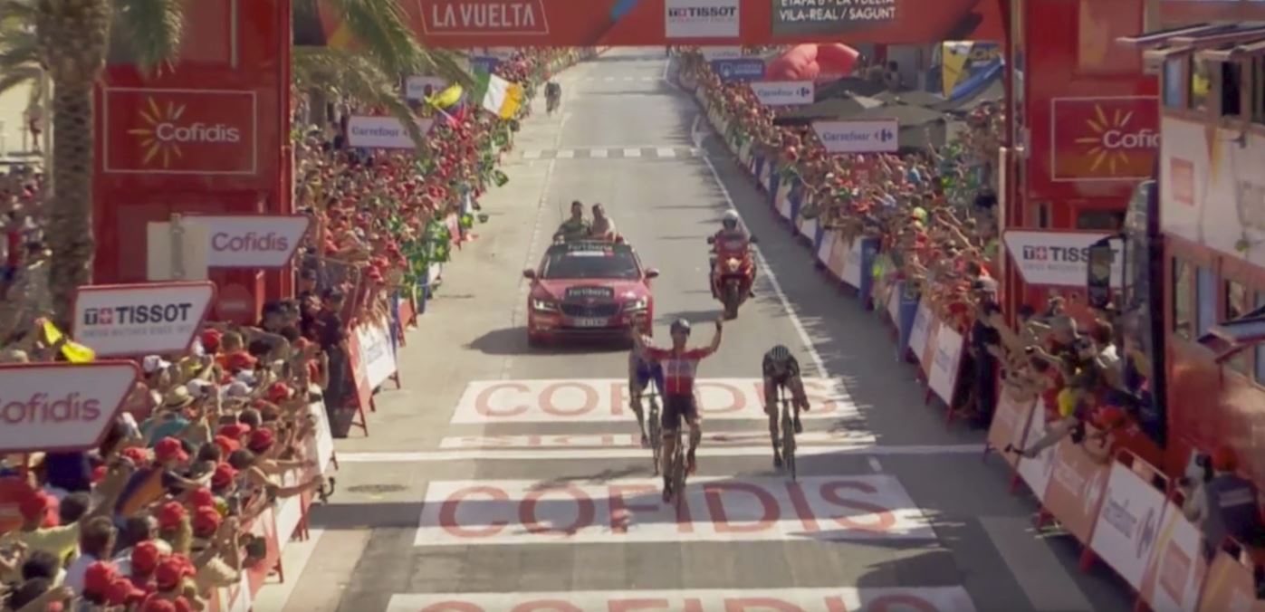 Le Polonais Tomasz Marczynsi (Lotto Soudal) a remporté la 6e étape de la Vuelta à Sagunto.