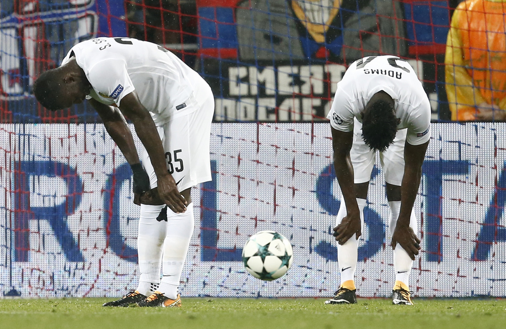 A l'image de Sekou Sanogo et Kasim Nuhu, Young Boys s'est incliné face à l'équipe de Moscou.