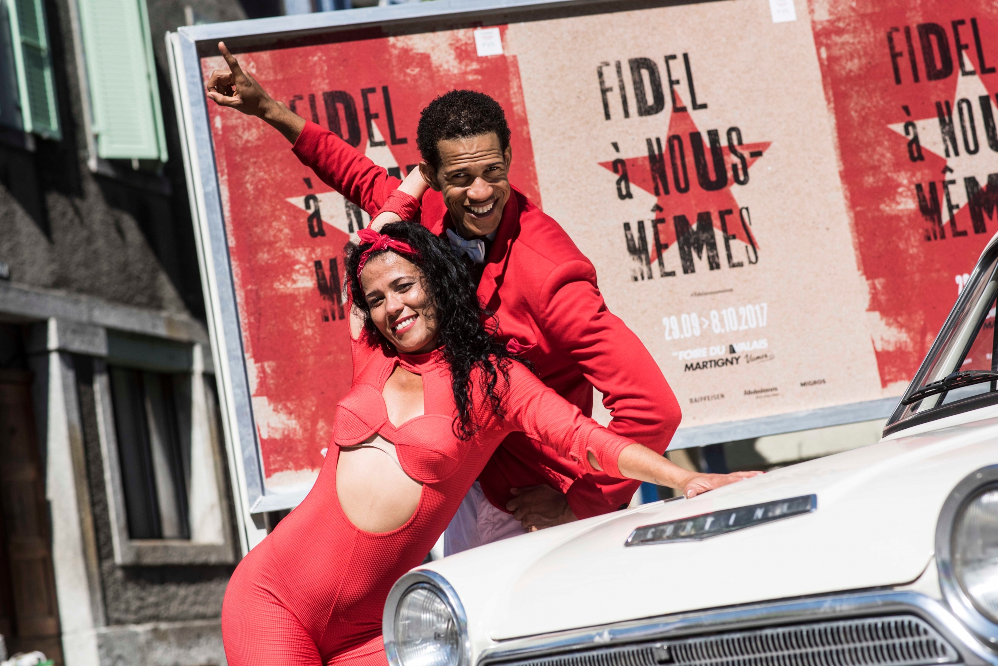 Présentation des visuels et de la thématique "Cubaine" de l'édition 2017 de la foire du Valais.

Ici compagnie de danseurs cubains.



Louis Dasselborne/Le Nouvelliste