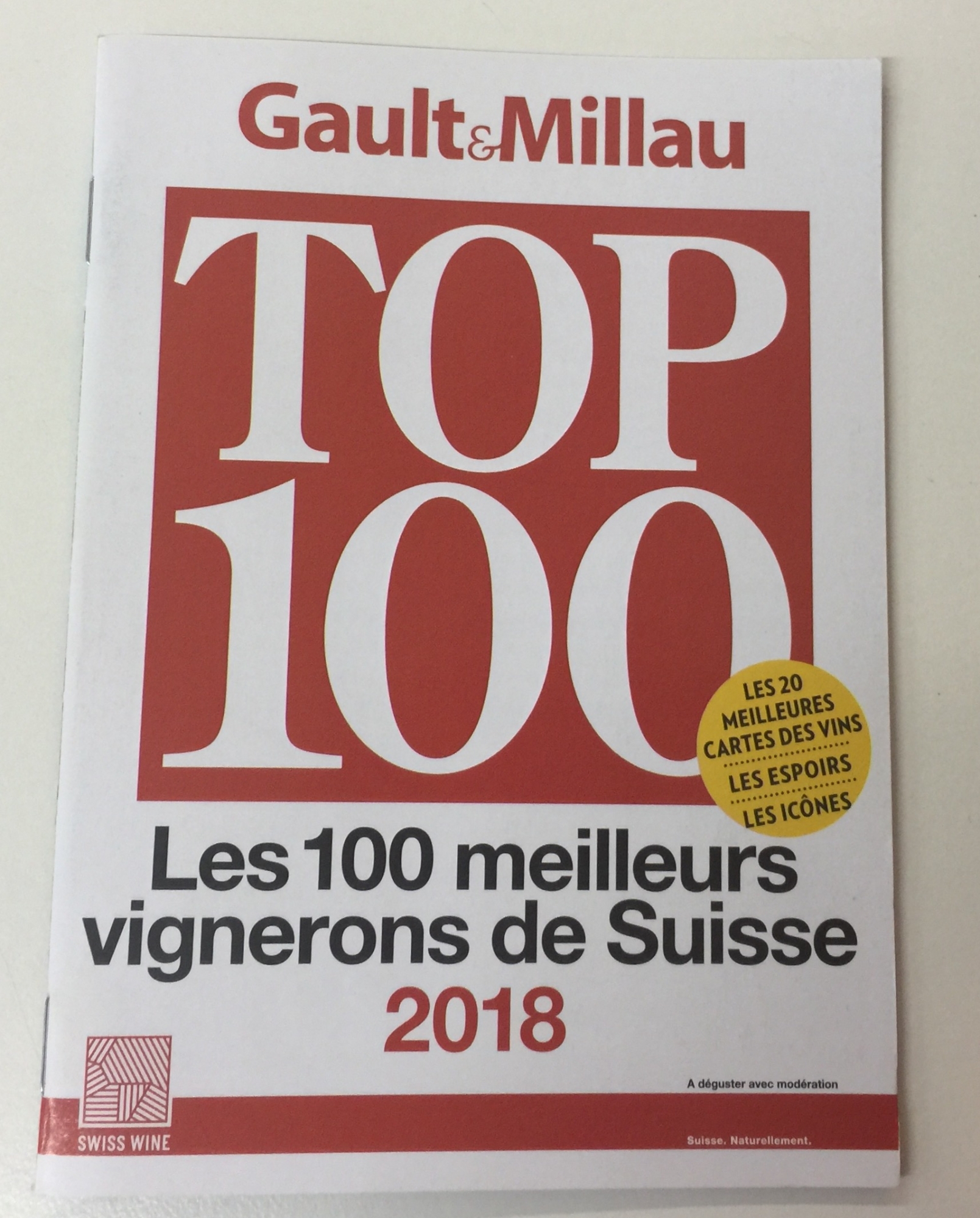 Le Top 100 des meilleurs vignerons de Suisse selon Gault et Millau a été dévoilé dans le cadre de VINEA.