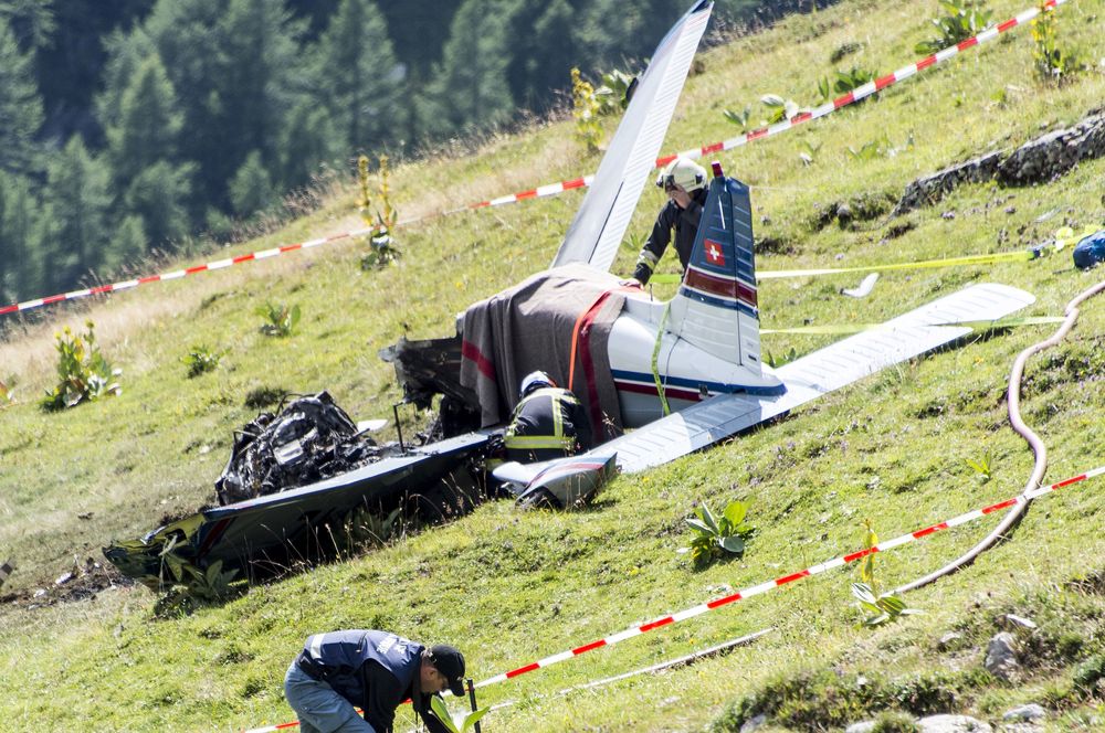 Un avion de tourisme s'est écrasé a quelques encablures du Col du Sanetsch. 
