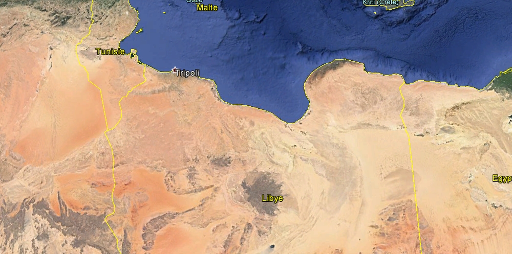 L'attaque s'est produite à 500 km au sud de Tripoli.