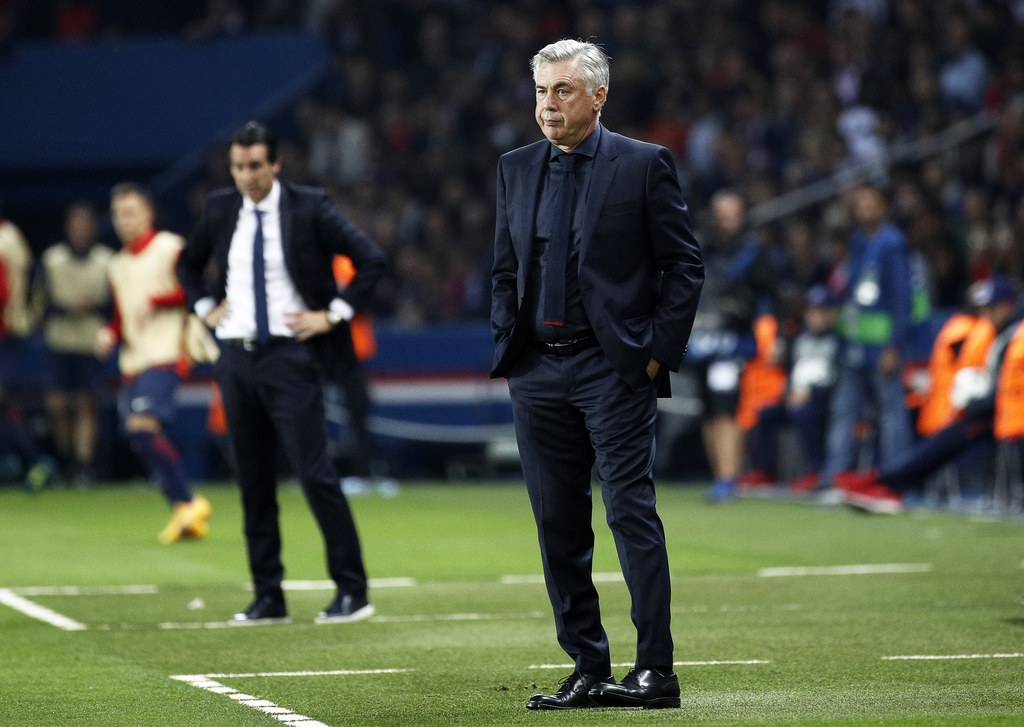 Carlo Ancelotti n'a pas trouvé la solution face au PSG d'Unay Emery. Son club l'a sanctionné.