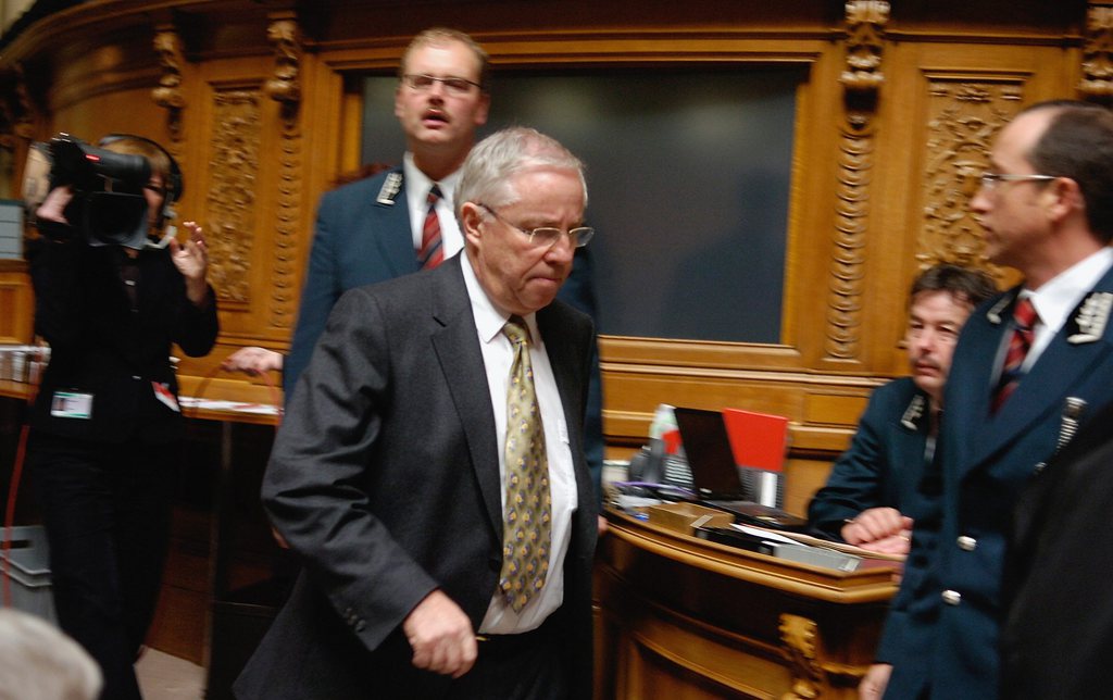 Christoph Blocher est le dernier conseiller fédéral en date à n'avoir pas été réélu par le parlement.