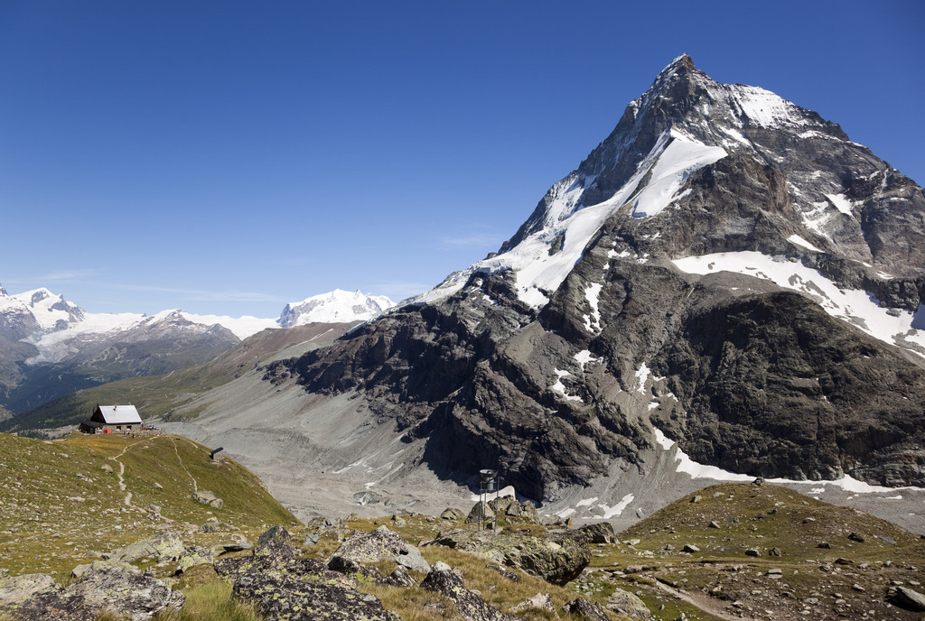 Le drame s'est produit près de la cabane Schönbiel. Les randonneurs allemands partaient en direction de la cabane Bertol.