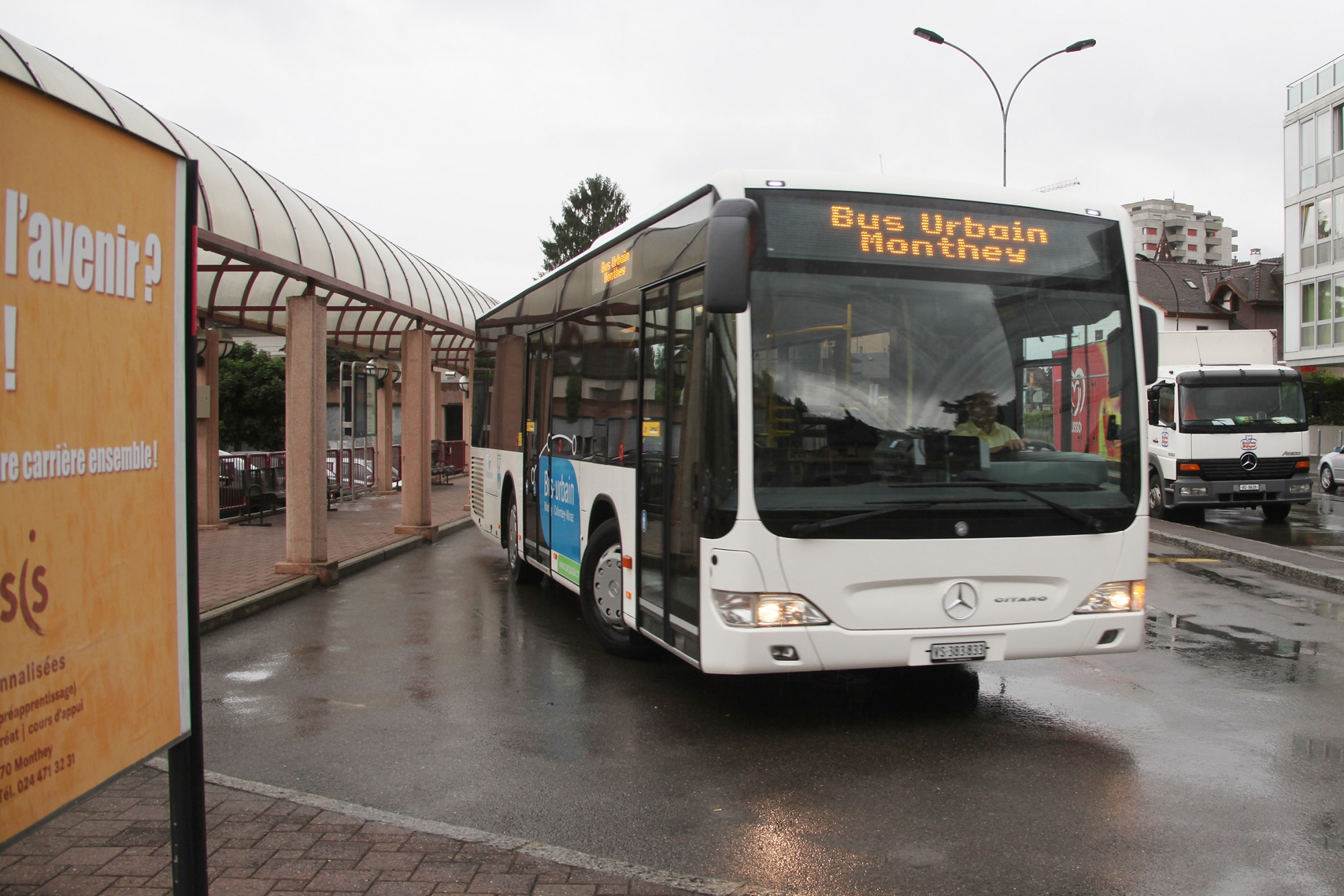 Le bus urbain circule à Monthey depuis 2012. Il fera partie de l'offre du bus d'agglo qui verra le jour en décembre 2018.
