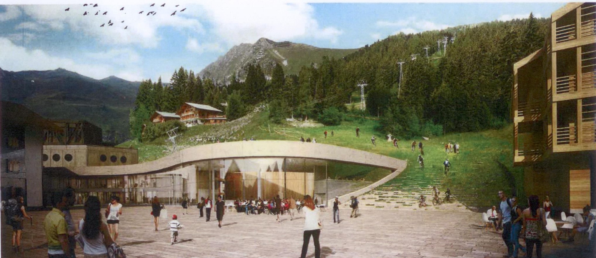 La construction de la future salle de spectacle de Médran à Verbier a été proposée à l'ancien patron de Xamax, Sylvio Bernasconi.
