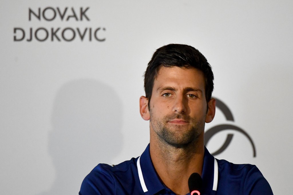 En juillet dernier, Novak Djokovic annonçait qu'il mettait un terme à sa saison (archives).