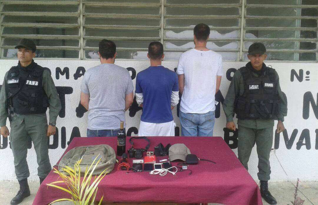 Ils ont été arrêtés dans l'Etat d'Aragua, au nord du pays.