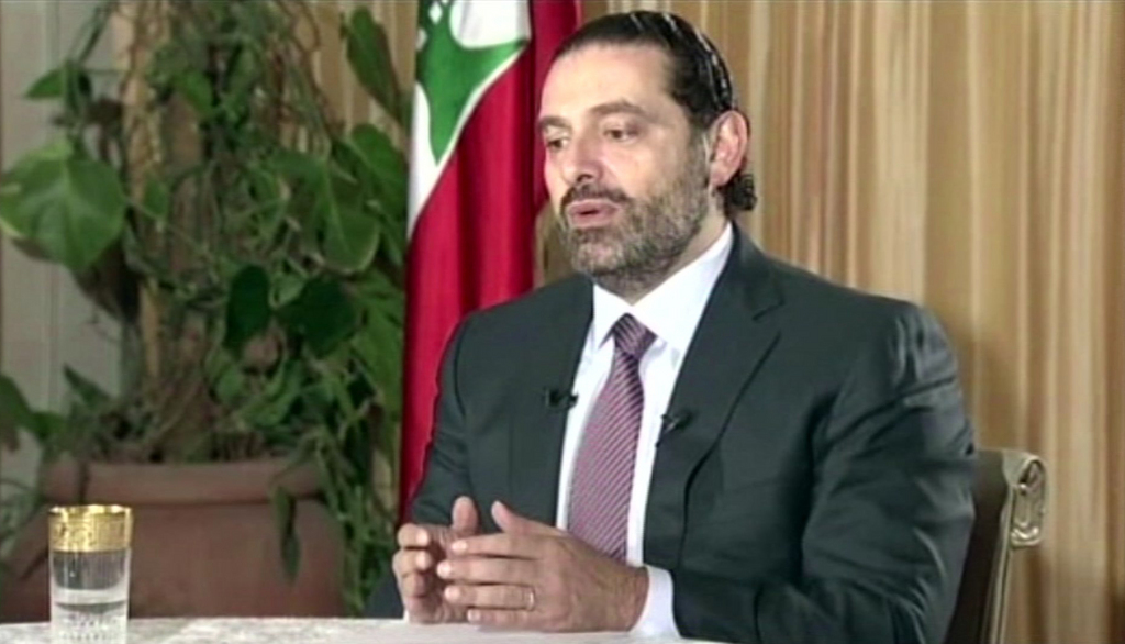 Le premier ministre libanais, démissionnaire, a assuré lors d'une interview télévisée être libre de ses mouvements.