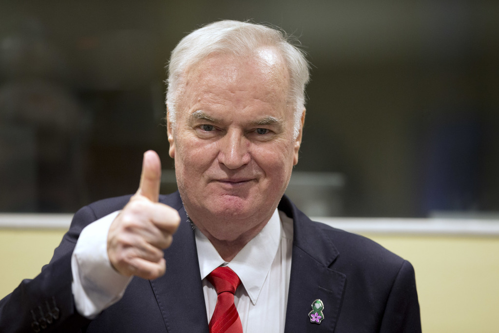 Ratko Mladic passera le reste de ses jours en prison (archives).