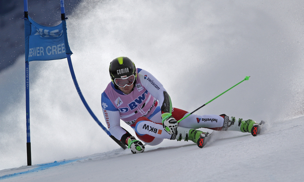 Justin Murisier occupe la 4e place après la première manche du géant de Beaver Creek.