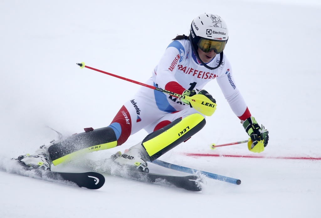 Wendy Holdener n'a été devancée que par la dominatrice du slalom, l'Américaine Mikaela Shiffrin.