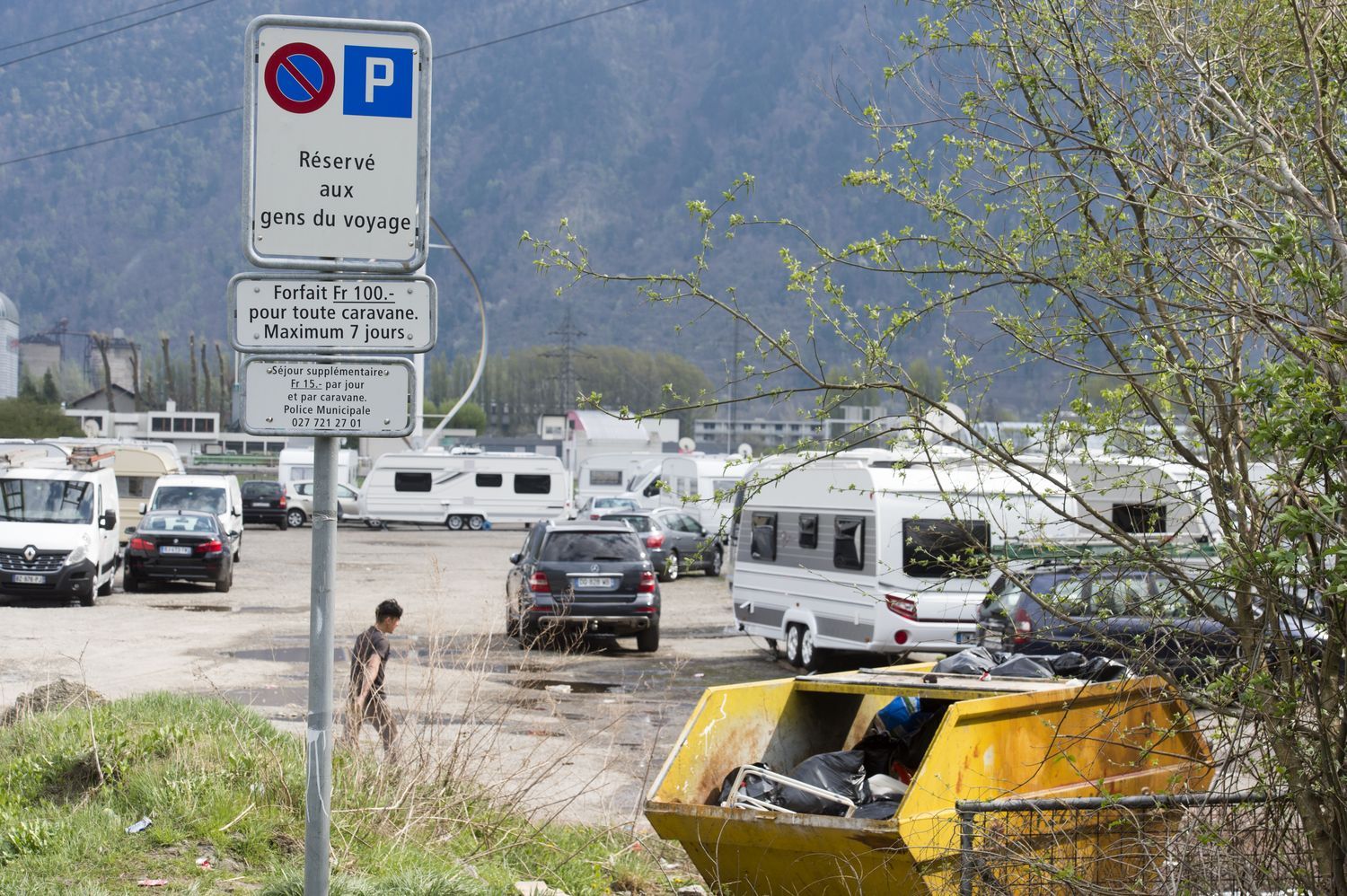 Dès le 1er janvier 2018, la gestion de la place d'accueil des gens du voyage de Martigny n'incombera plus à la commune.