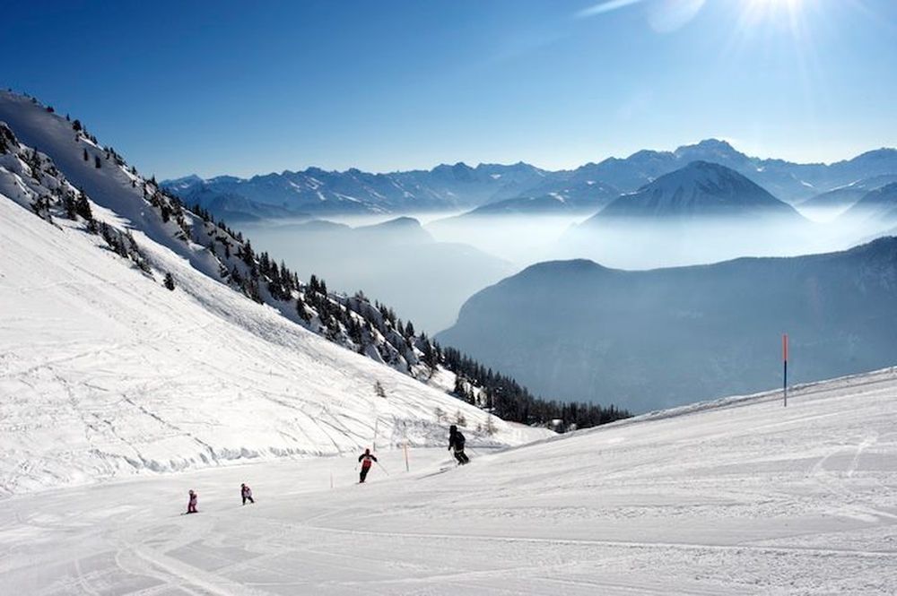 Le domaine a bénéficié de plus d'un mètre d'or blanc ces derniers jours.