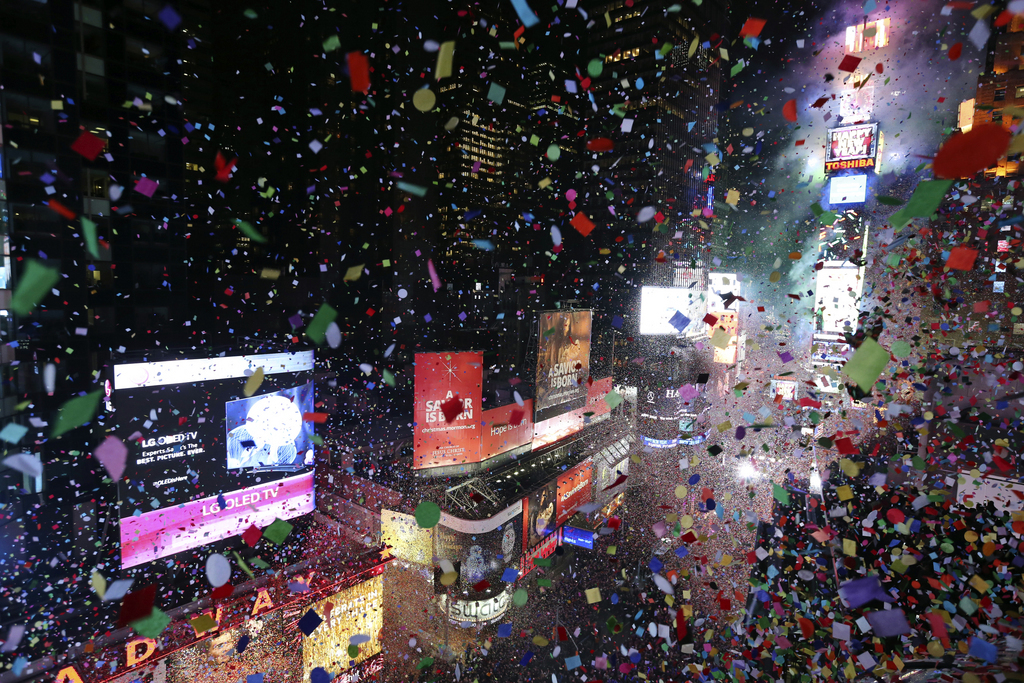 Dimanche deux millions de personnes sont attendues pour passer fêter Nouvel An à Times Square par -10 degrés