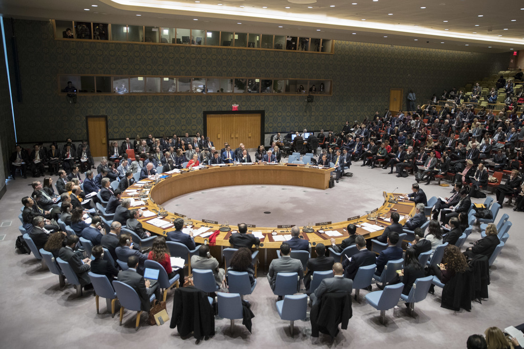 Le secrétaire d'État américain Rex Tillerson s'est exprimé lors d'une réunion du Conseil de sécurité consacrée à la crise avec Pyongyang.