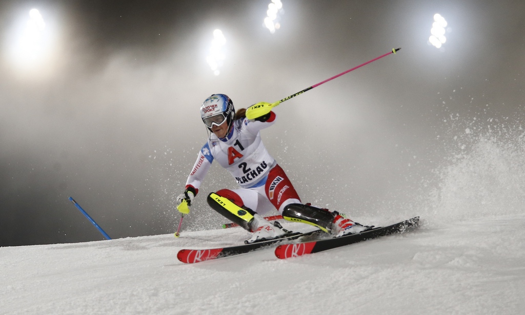 L'Australienne Bernadette Schild a su s'imposer lors de la première manche du slalom dames de Flachau. 