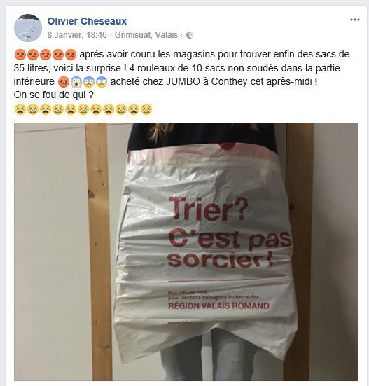 Un internaute a fait part de sa grogne sur les réseaux sociaux.