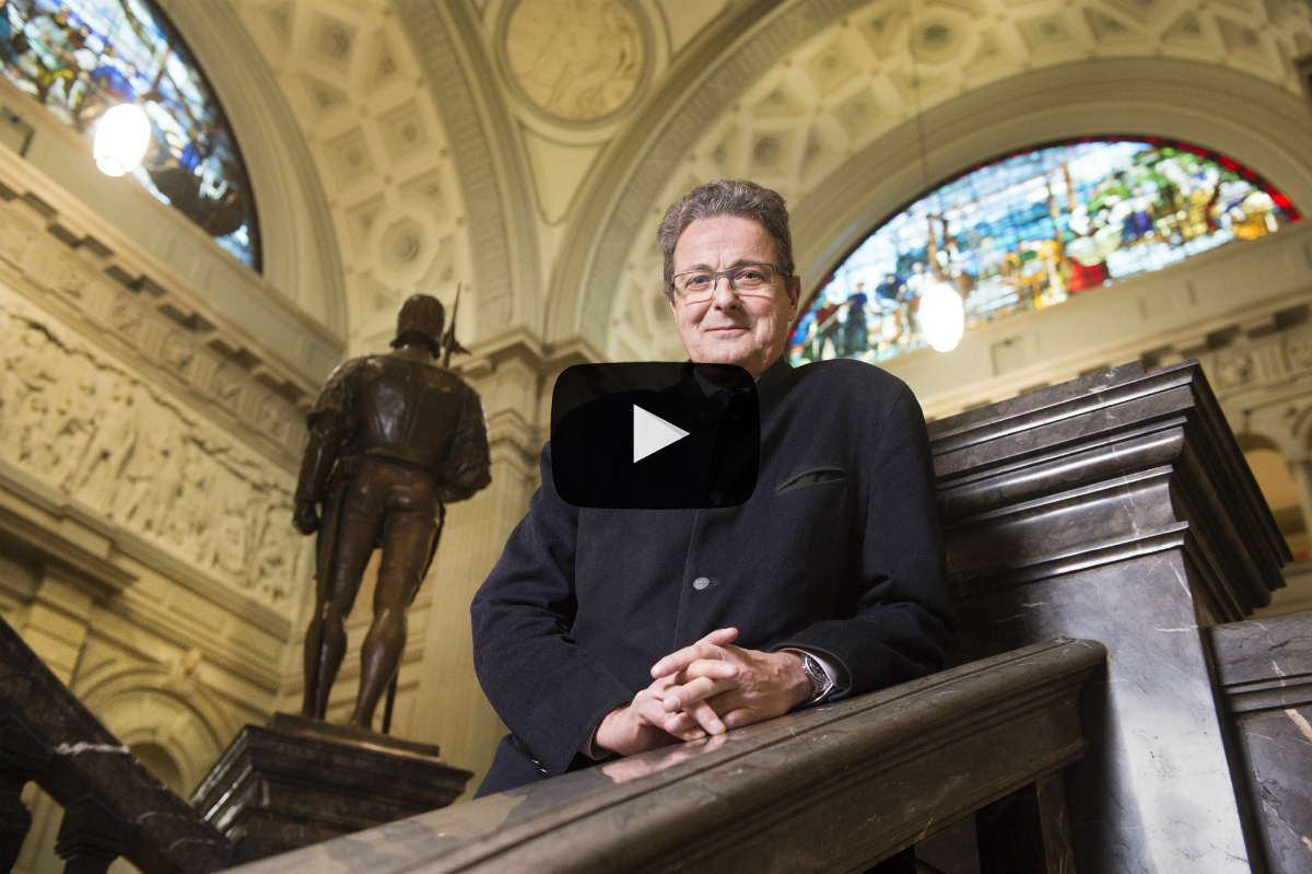 Jean-René Fournier, en bout de carrière mais futur président du Conseil des Etats.