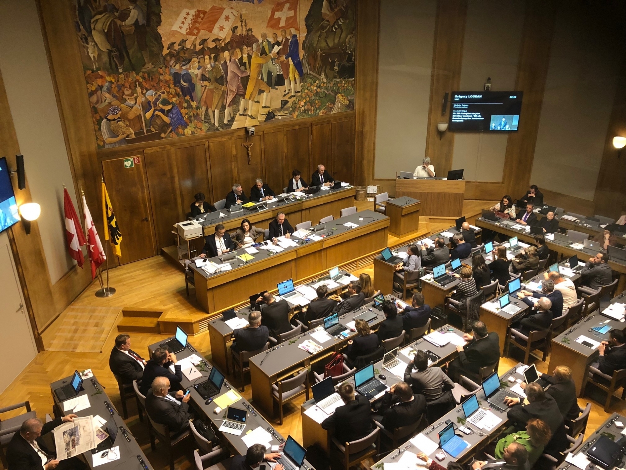 Le Grand Conseil valaisan a accepté le budget 2018.
