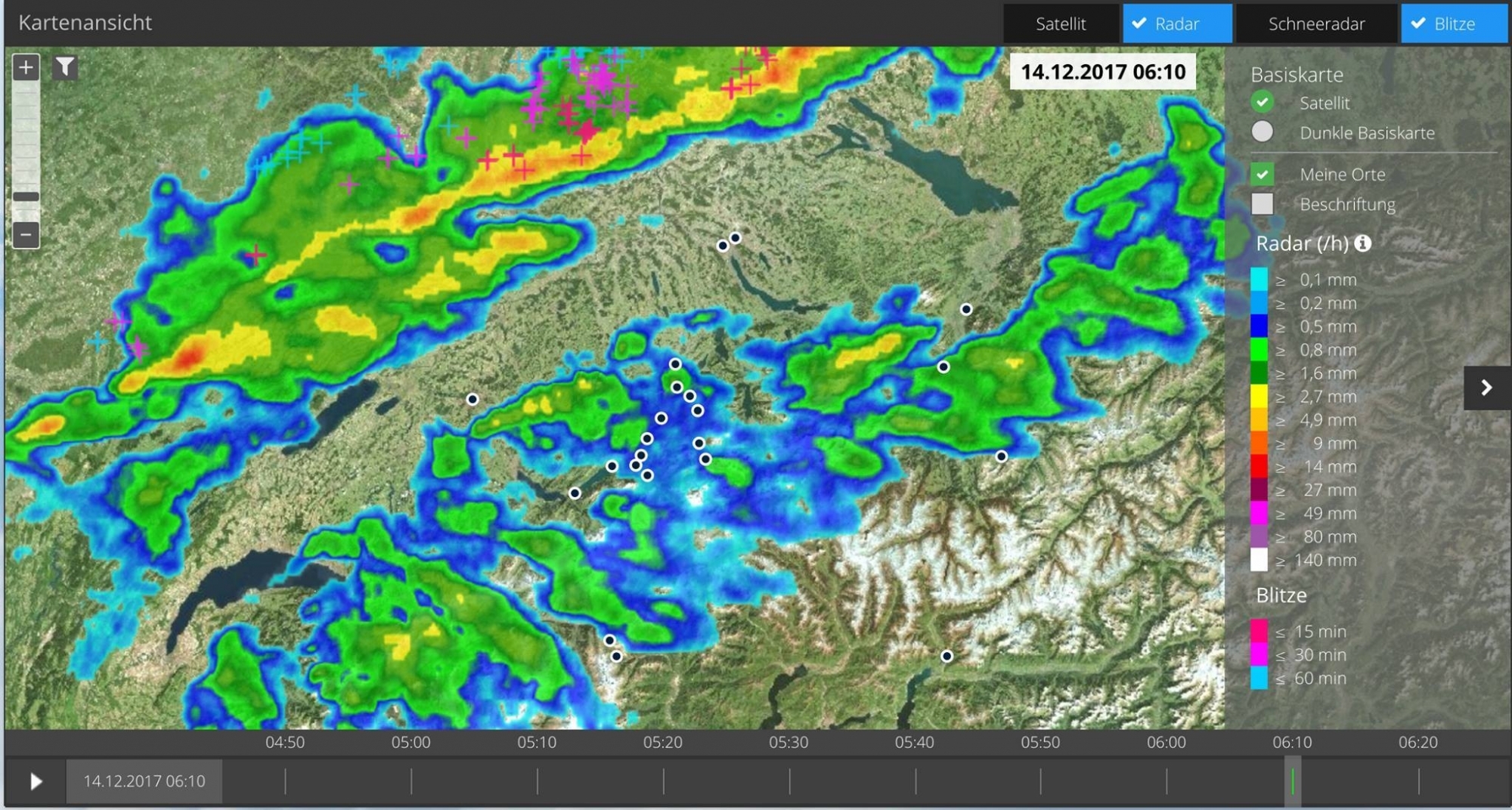 Les vents ont été particulièrement violents en montagne.