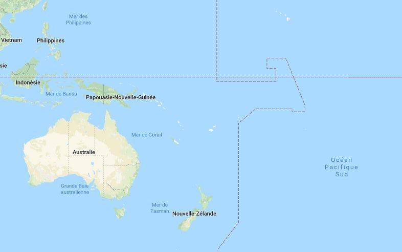 Les Kiribati, un ensemble de 33 atolls et récifs peuplés d'environ 110'000 personnes, s'étendent sur environ 3460 kilomètres au nord-est des îles Fidji.
