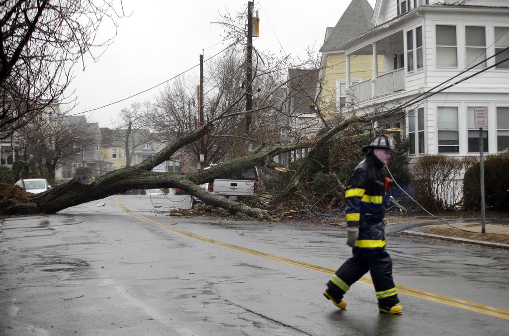 Inspiré par les images de palissades ou d'arbres abattus autour de Washington, le surnom "Windmageddon" (combinaison des mots "wind" pour vent et "Armageddon" pour apocalypse) a fleuri sur les réseaux sociaux.