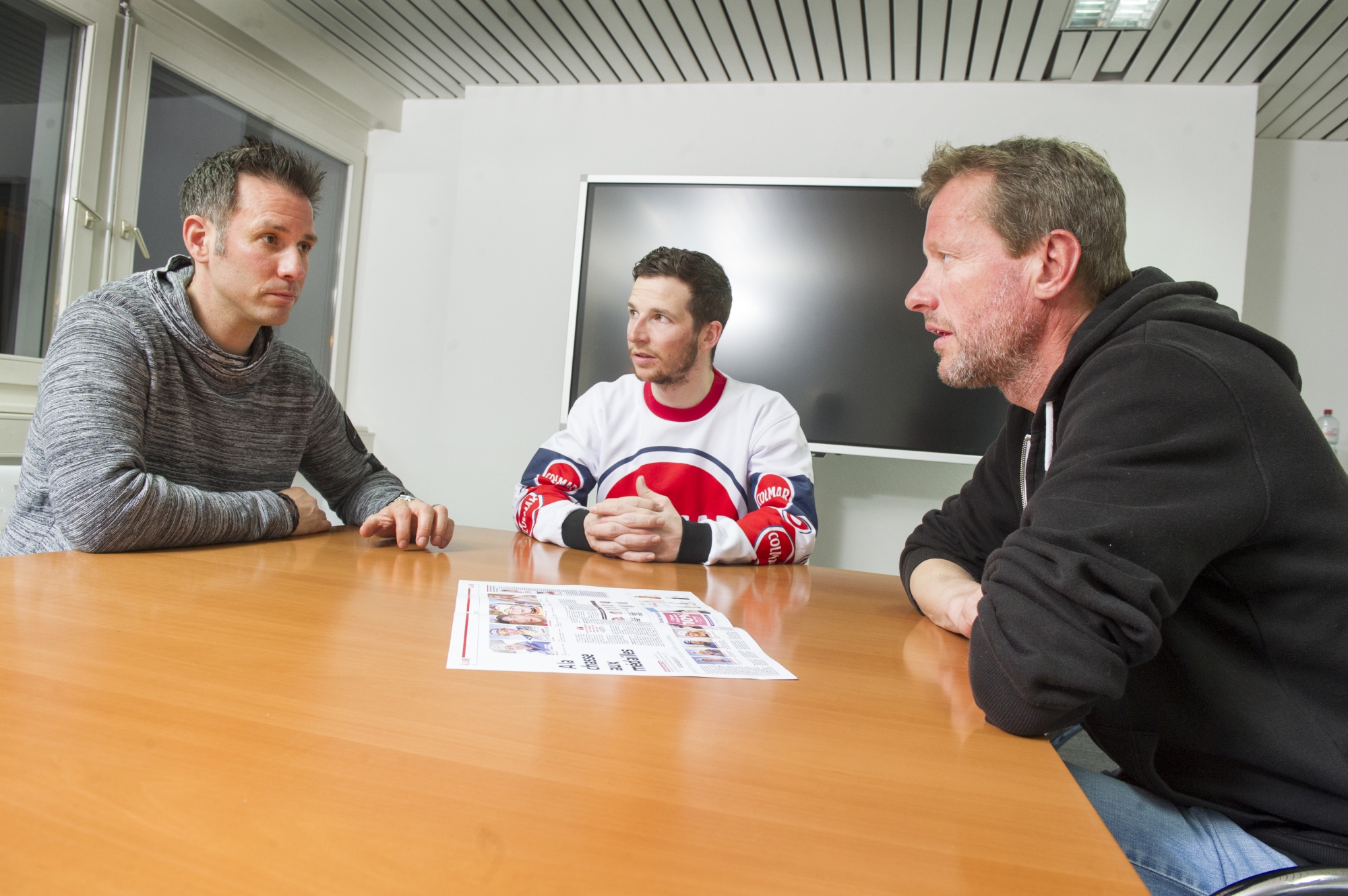 Nos consultants Benoît Pont, Richard Amacker et Patrice Morisod dissertent sur les chances de médailles suisses.