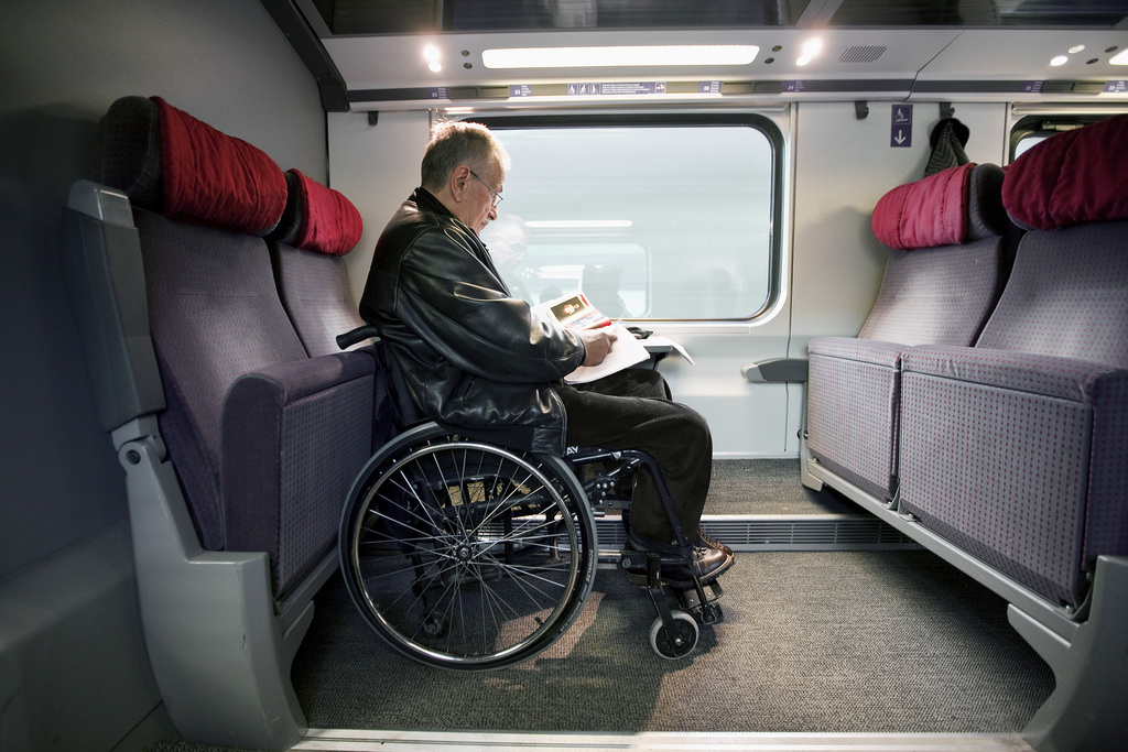 Les nouvelles rames CFF ne sont pas adaptées aux personnes à mobilité réduite.