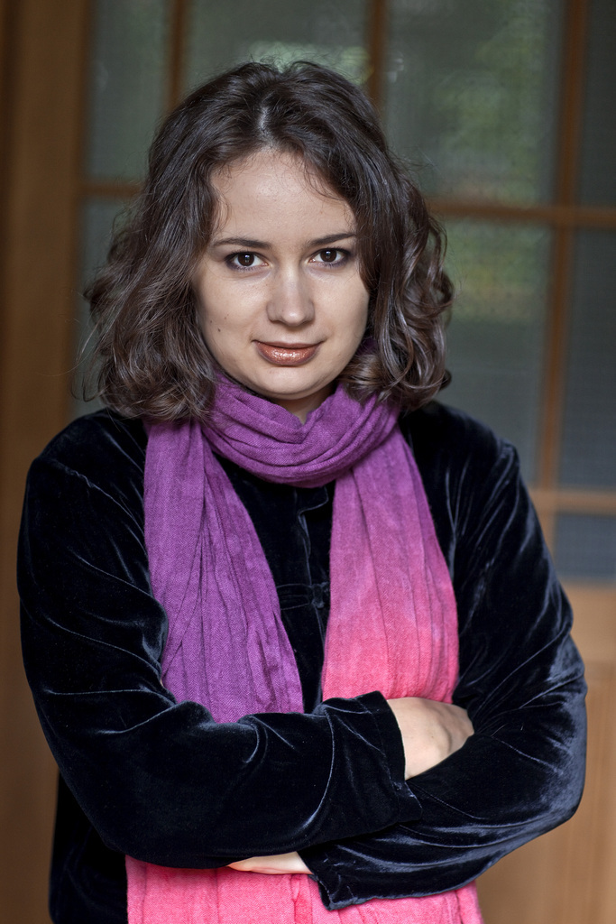 Patricia Kopatchinskaja (ici en 2010) est née en 1977 en Moldavie et est venue à Berne à l'âge de 21 ans.