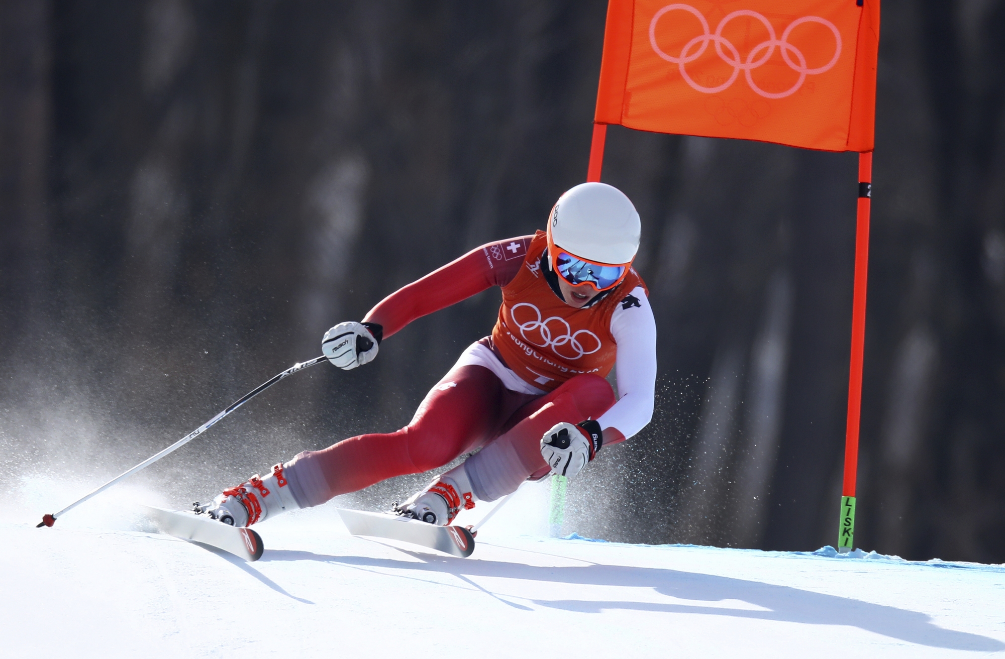 Michelle Gisin est la skieuse qui a participé au plus grand nombre d'épreuves cet hiver.