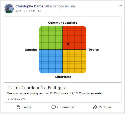 Le test politique réalisé par le conseiller d'Etat Christophe Darbellay