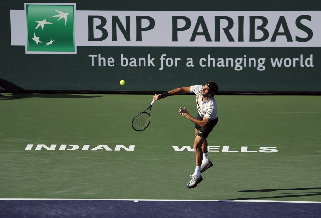 Roger Federer s'est imposé 7-5 6-4 devant Jérémy Chardy.