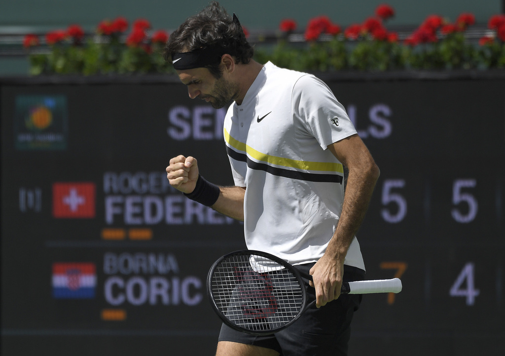 Roger Federer s'est qualifié pour la finale du Masters 1000 d'Indian Wells.