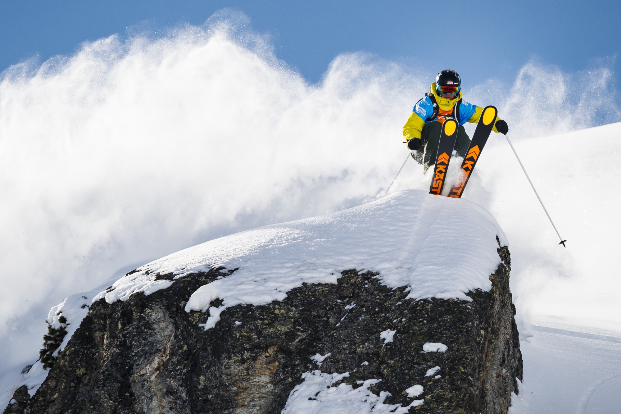 Adrien Hildebrandt a pris la 7e place de la Nendaz Freeride.